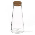 Conial Glass Jar with No BPA and Lead